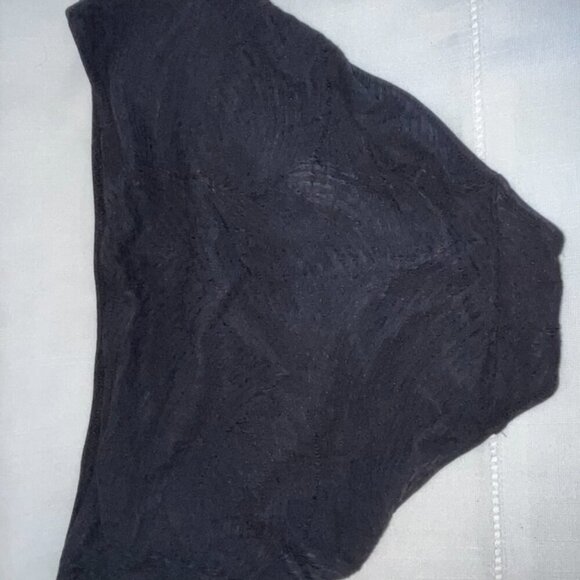 NWT fantasie Ottawa Deep Gathered Bikini Brief in Black Size XXL - Picture 6 of 9